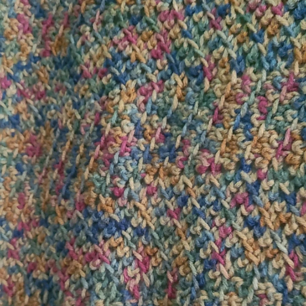 Colorful Textured Knit Throw - Picture 4 of 4